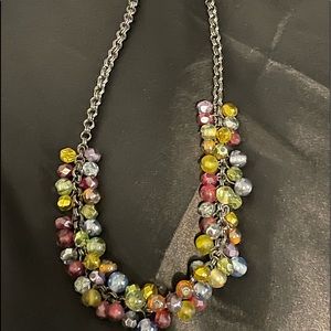 Cheryl reis chunky multi color beaded necklace